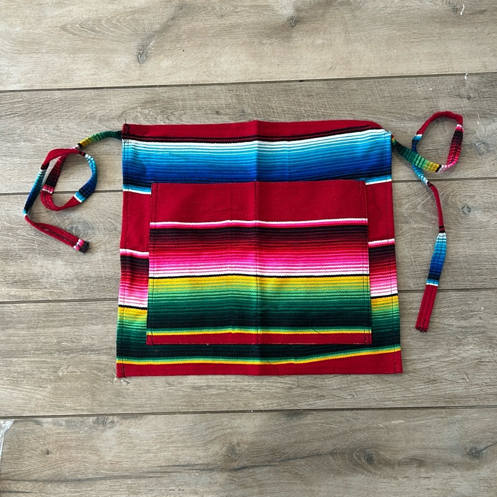 Mexican Serape Waist Apron